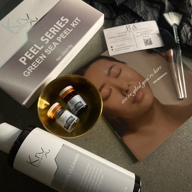 Green Sea Peel at BA Essential Esthetics in League City, TX